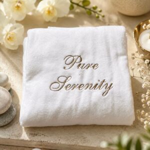 Serviette de Rituel Pure Serenity _ Microfibre Bien-être – Ange Massage